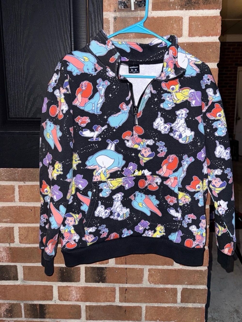 Disney 100th anniversary zip up hoodie with cartoon characters - Picture 1 of 6
